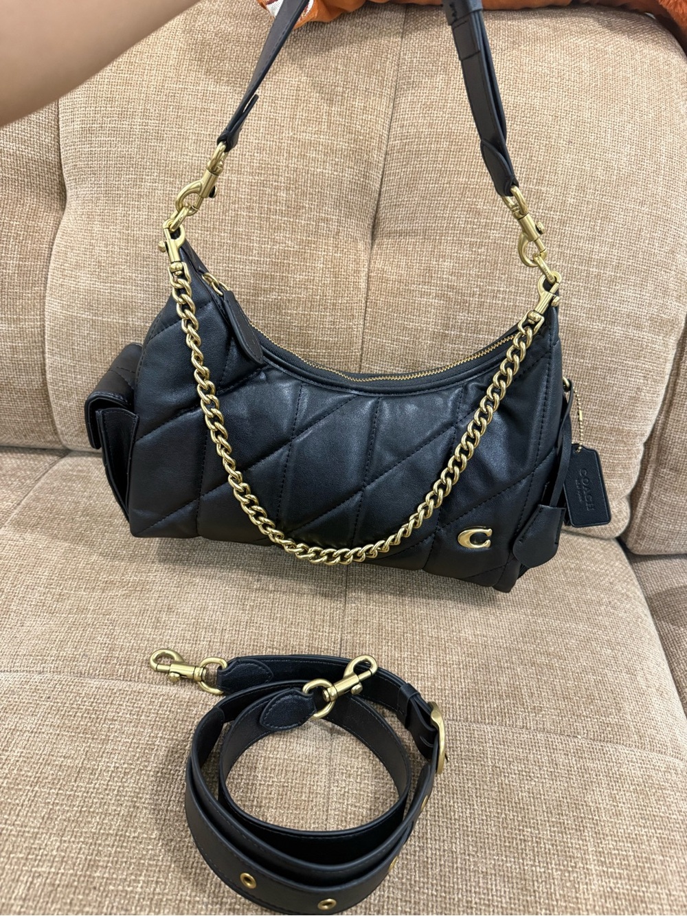 Coach juliet with pockets black